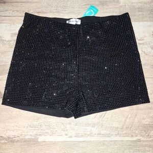 Rhinestone shorts